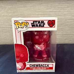 Pop Red Chewbacca Vinyl Figure